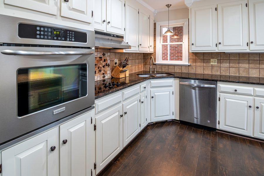 Custom kitchen cabinetry and counters